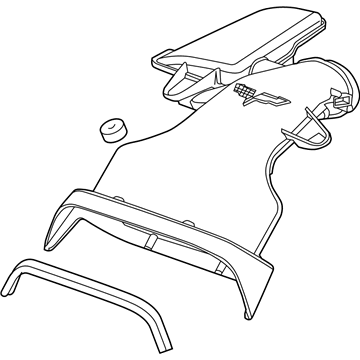 Chevy Corvette Air Filter Box - 25801658