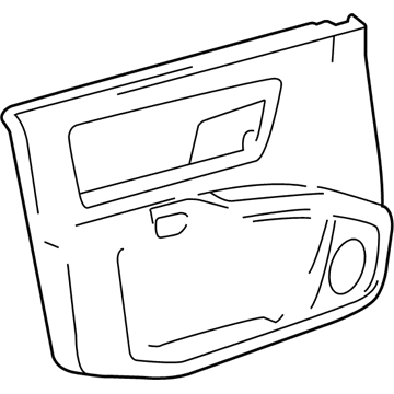 Cadillac 89038841 Door Trim Panel