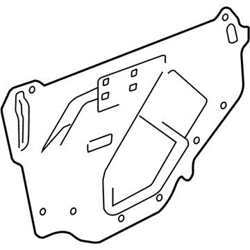 Cadillac 15218753 Water Deflector
