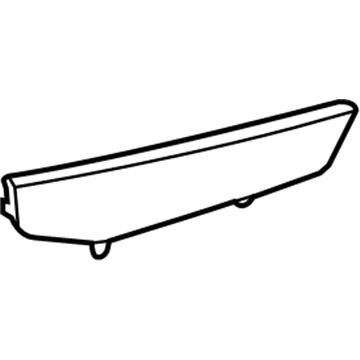 Cadillac 89038831 Map Pocket