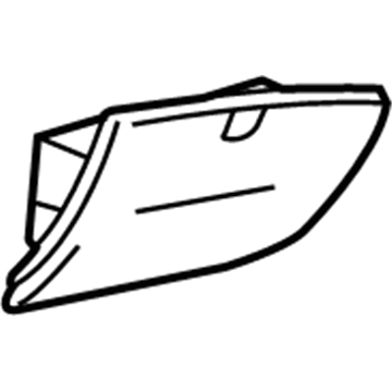 Cadillac 89038836 Compartment