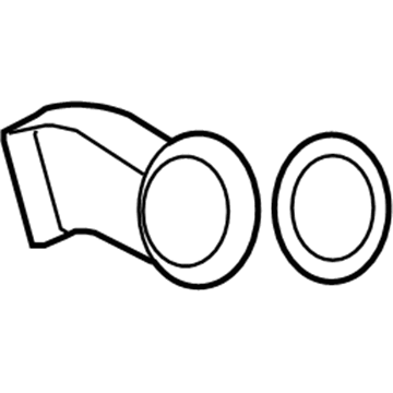 GM 22729359 Outer Duct, Driver Side GM 22729359 Outer Duct, Driver Side