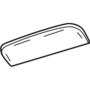 GM 92247405 Dome Lamp Lens