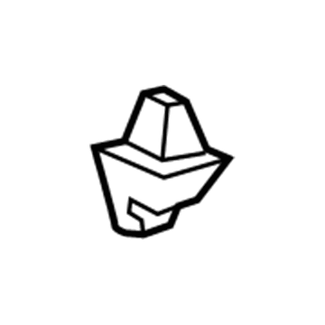 GM 9104239 Sunvisor Support