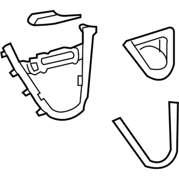 Pontiac 19204491 Upper Trim Panel