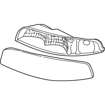 Buick Park Avenue Headlight - 19208225