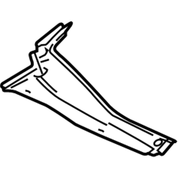 GM 15897786 Cowl Grille, Passenger Side