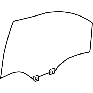 GM 15147574 Door Glass, Front Passenger Side GM 15147574 Door Glass, Front Passenger Side