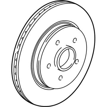 Saturn Brake Disc - 22666578