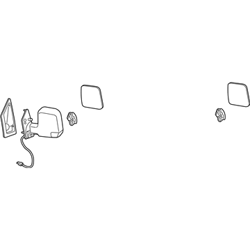 Chevy Express 1500 Side View Mirrors - 84994863