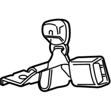 Chevy Suburban Seat Belt - 19352675