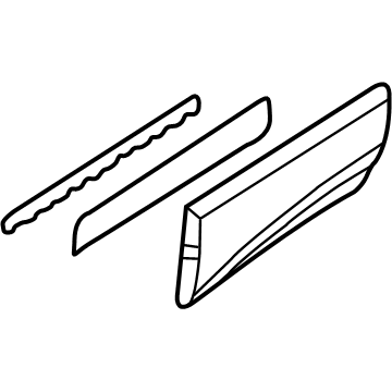 2002 Chevy Express 2500 Door Moldings - 15072440