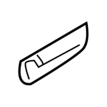 2001 GMC Yukon XL 1500 Door Moldings - 88980836