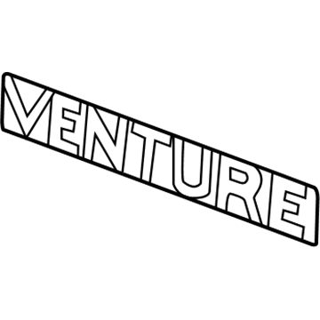 GM 10252926 Nameplate, Front GM 10252926 Nameplate, Front