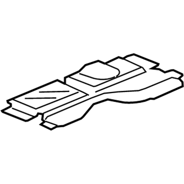 2012 Chevy Express 2500 Exhaust Heat Shield - 15081303