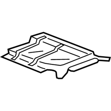 2012 Chevy Express 2500 Exhaust Heat Shield - 15081304