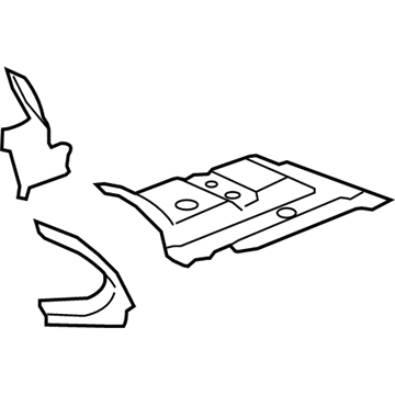 GMC Exhaust Heat Shield - 15206838