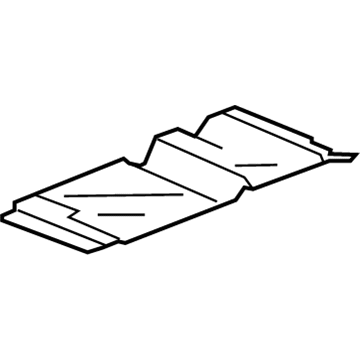 2012 Chevy Express 2500 Exhaust Heat Shield - 15123700