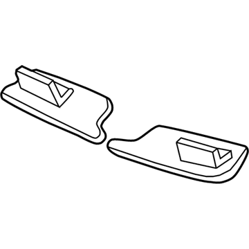 GMC 15172572 Sunvisor