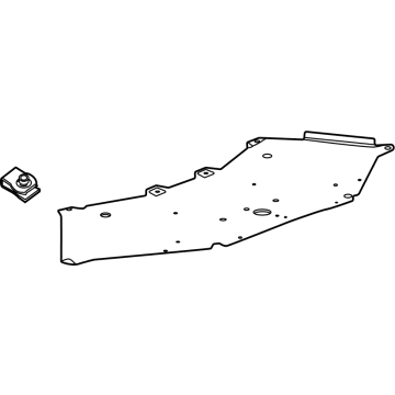 GM 23296628 Rear Deflector, Front