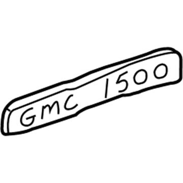 GMC C3500 Emblem - 15551240