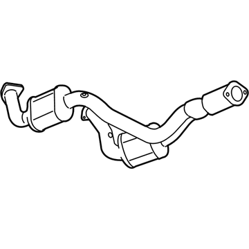 GMC Envoy Exhaust Pipe - 25887914