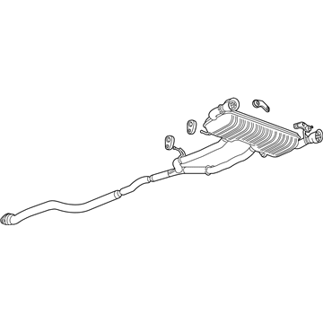 2017 Chevy Camaro Muffler - 19420243