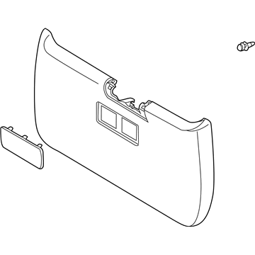 Pontiac 88970379 Lift Gate Trim