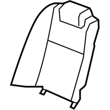 GM 92207926 Seat Back Cover, Black GM 92207926 Seat Back Cover, Black