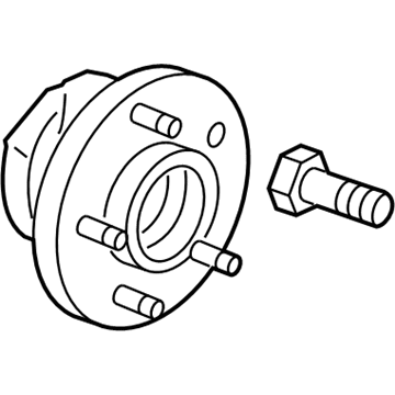 Chevy 13542187 Hub & Bearing