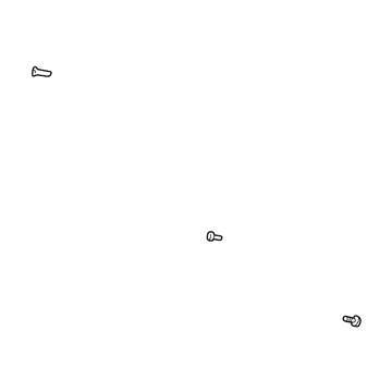 Chevy 15652061 Belt & Retractor Bolt