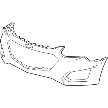 2017 Chevy Equinox Bumper - 23413530