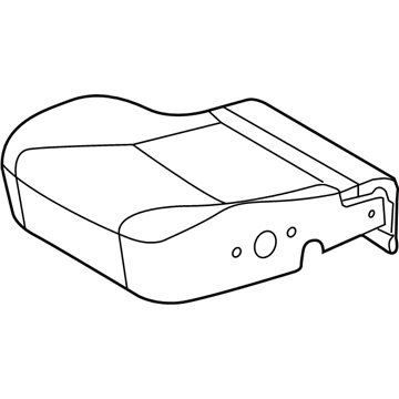 GM 19184960 Cushion Cover, Gray, Driver Side GM 19184960 Cushion Cover, Gray, Driver Side