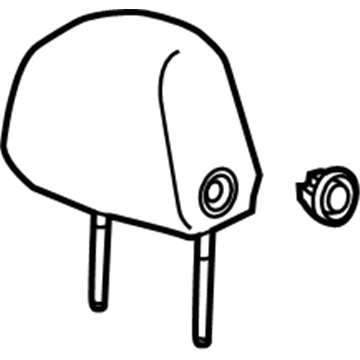 Cadillac 22997299 Headrest
