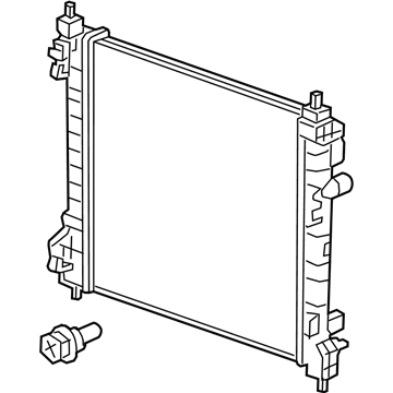 2016 Chevy Spark EV Radiator - 22960943