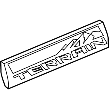 GMC 25811532 Nameplate