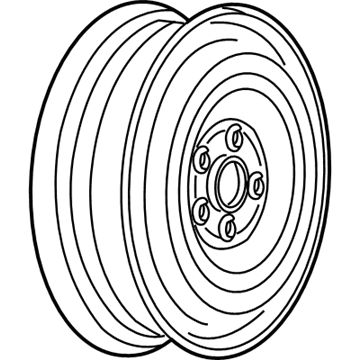 Chevy Cruze Spare Wheel - 13259230