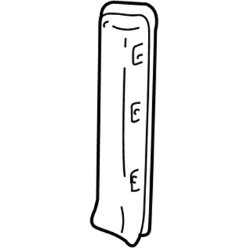 2002 Oldsmobile Bravada Door Moldings - 15676810