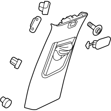 Buick 42761194 Upper Center Pillar Trim