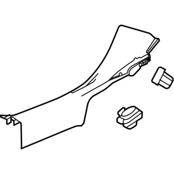 Buick 42743265 Rear Sill Plate