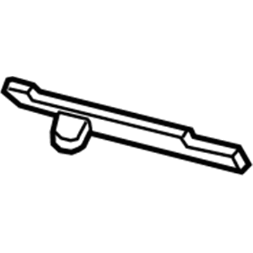 GM 20989149 Lock Pillar Reinforcement Baffle, Lower Passenger Side