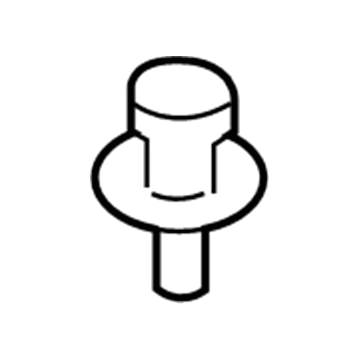 Saturn 90138810 Fender Liner Rivet