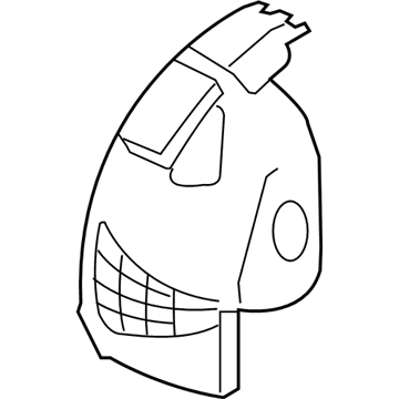 Saturn Fender Splash Shield - 13125602