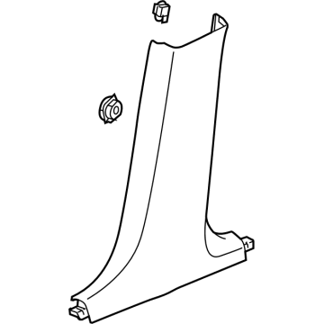 GM 84813342 Lower Center Pillar Trim, Inner Driver Side