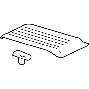 GM 22753693 Rear Molding, Passenger Side GM 22753693 Rear Molding, Passenger Side