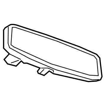 GM 84908419 Mirror Inside, Rear