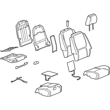 Chevy 25873712 Seat Assembly