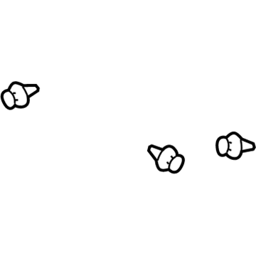 Pontiac 11609417 Wheelhouse Liner Retainer