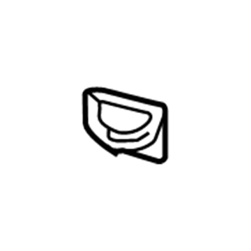 GM 10289856 Ashtray, Gray, Front