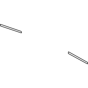 GM 10325347 Gate Trim Panel Insulator, Bottom Top